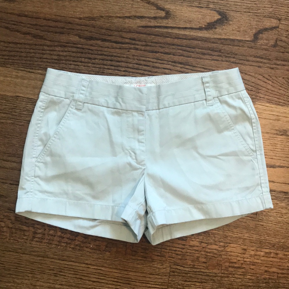 J Crew khaki shorts size 4